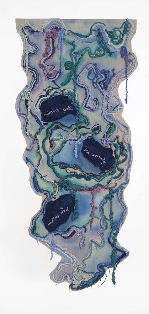 “Blue Immensity“ 2022. 5' x 25".